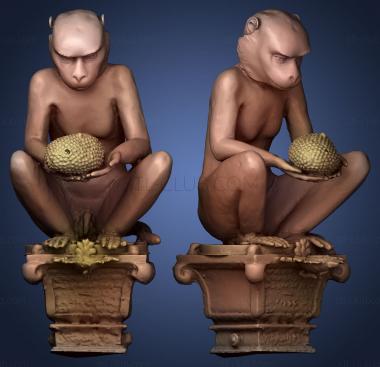 3D модель Золотая обезьяна (STL)